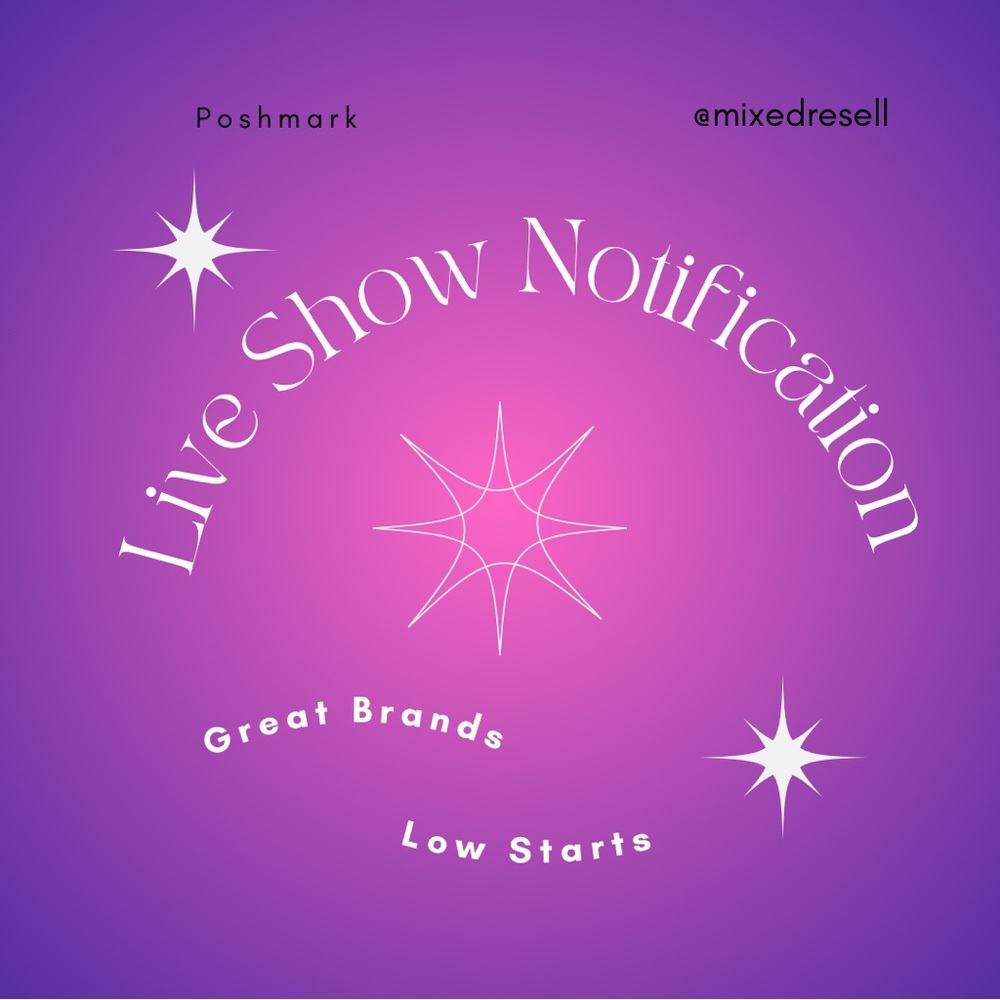 We Will be doing Random Pop in Back on Posh 🔔 LIVE SHOW NOTIFICATION 🔔